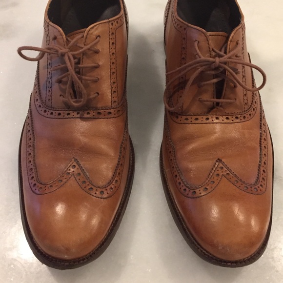 EUC Cole Haan Williams Wing II British Tan Size 12 - Picture 3 of 8